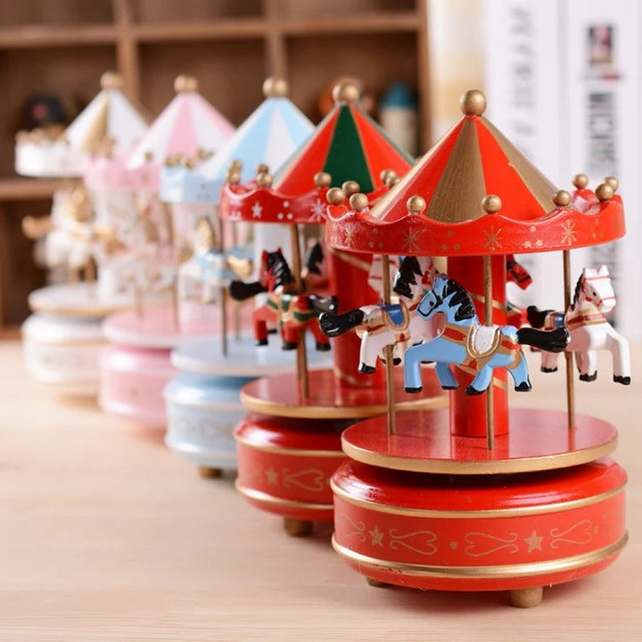 Sky City Carousel Music Box