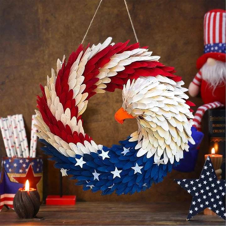 Eagle Wreath Easter Independence Day Decorations