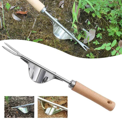 Long Handle V-Shaped Weed Puller Tool