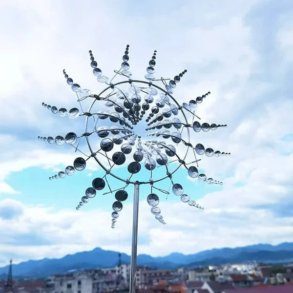 Metal Garden Windmill