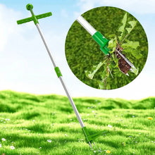 Long Handle Weed Puller Tool with Foot Pedal & Claw Design