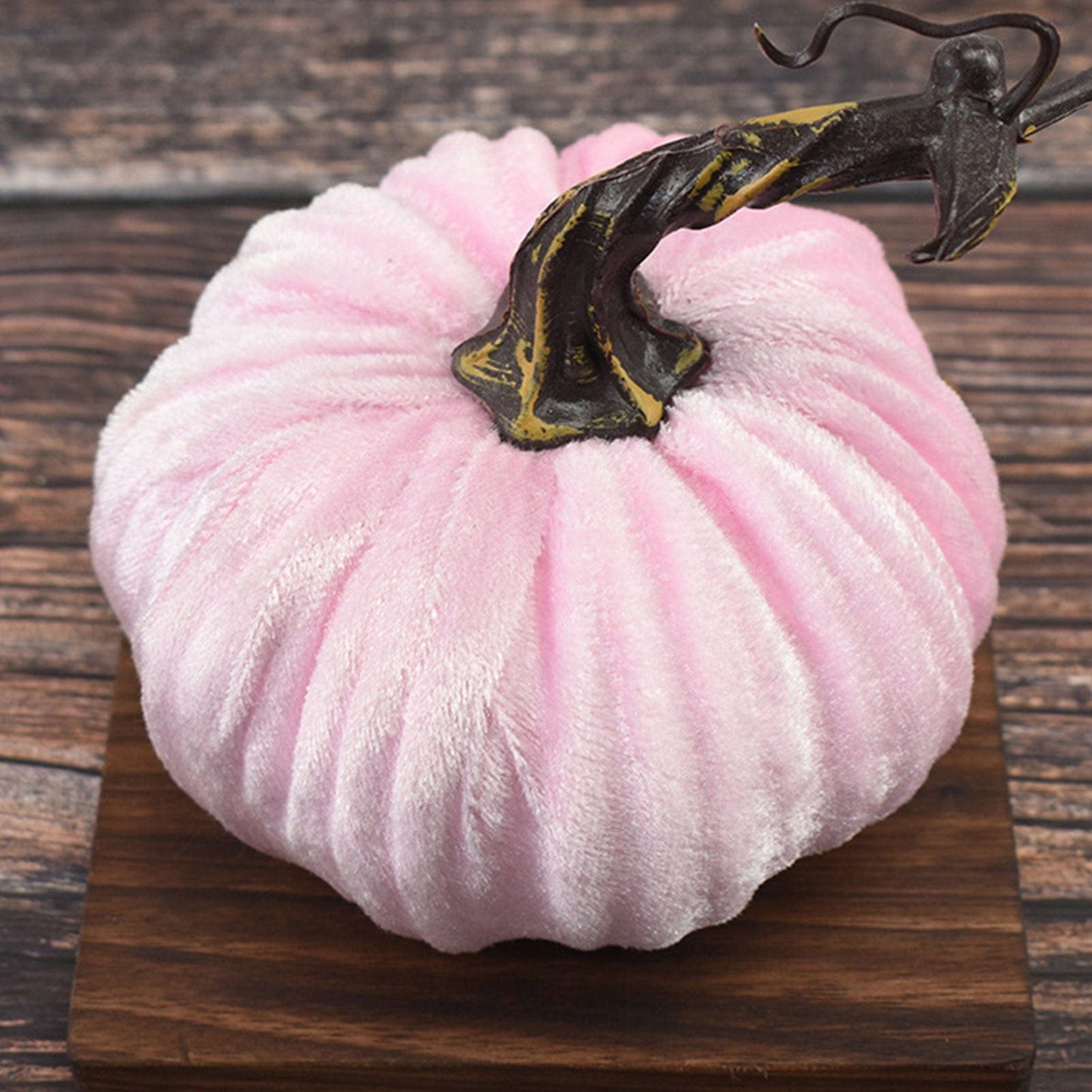 Punkin Mini Velvet Halloween Pumpkins