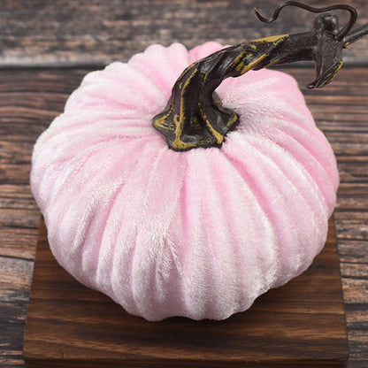 Punkin Mini Velvet Halloween Pumpkins
