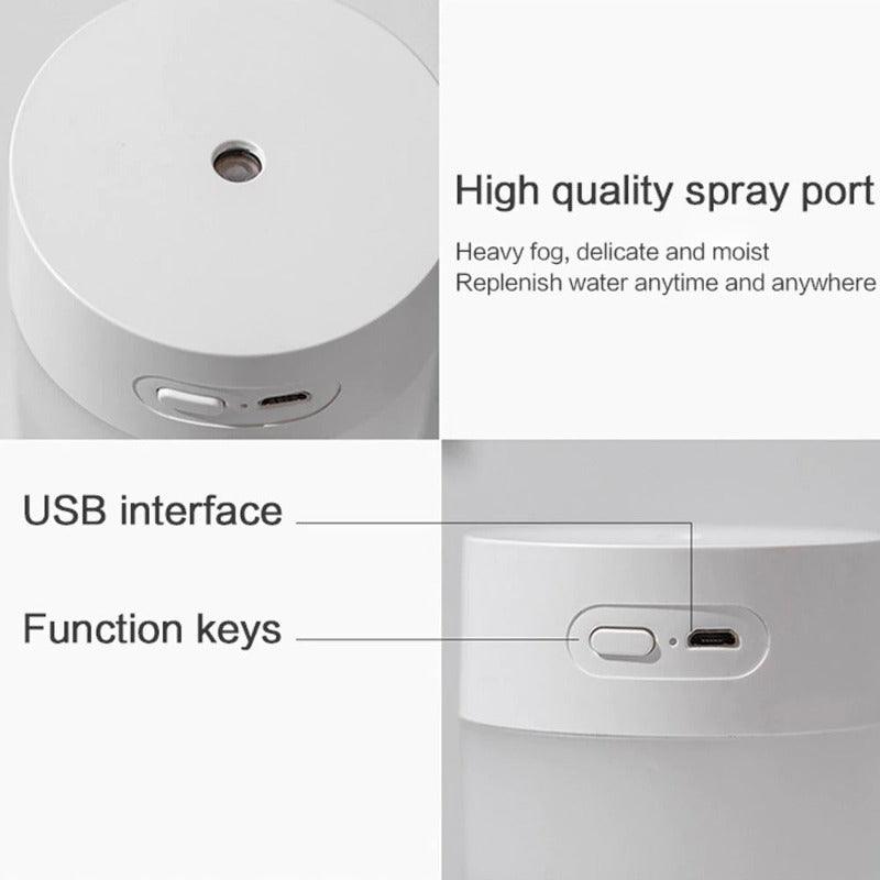Ultrasonic Air Humidifier With Portable Moisturizing Air Spray