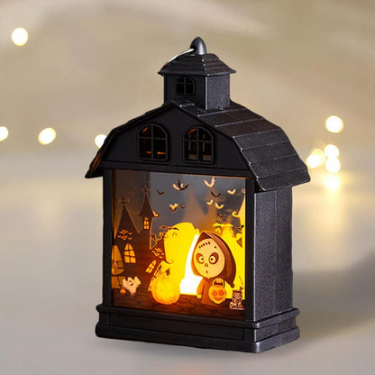 Illuminova Vintage Halloween Lantern with Flameless Candle – Set of 4