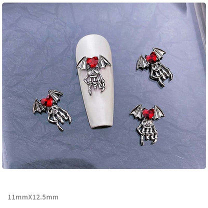 Gothastic 3D Gothic Halloween Nail Charms – Pack of 10