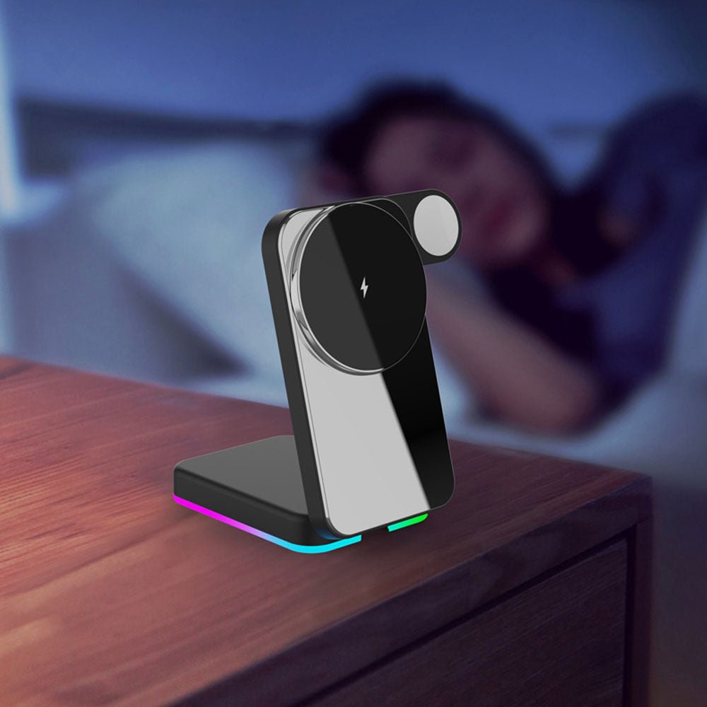 LumaSpin 3-in-1 Foldable Wireless Charger
