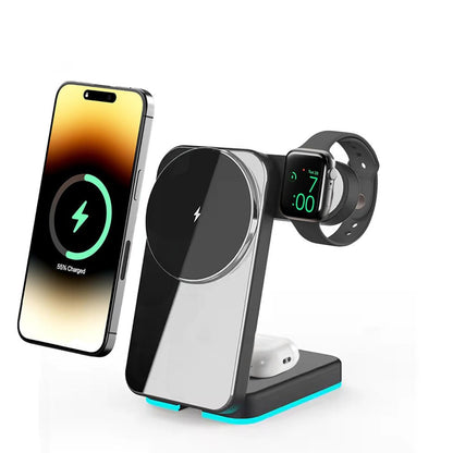 LumaSpin 3-in-1 Foldable Wireless Charger