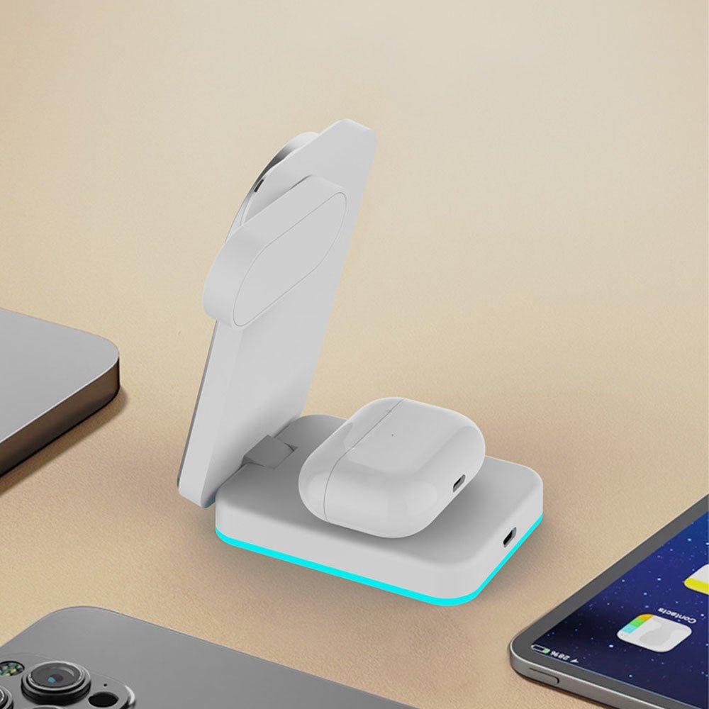 LumaSpin 3-in-1 Foldable Wireless Charger