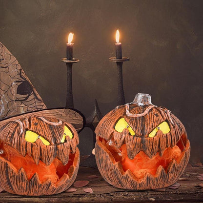 Gloween Interactive Halloween LED Pumpkin Lantern