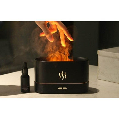 250ml Flame Humidifier With An Efficient LED Night Lamp