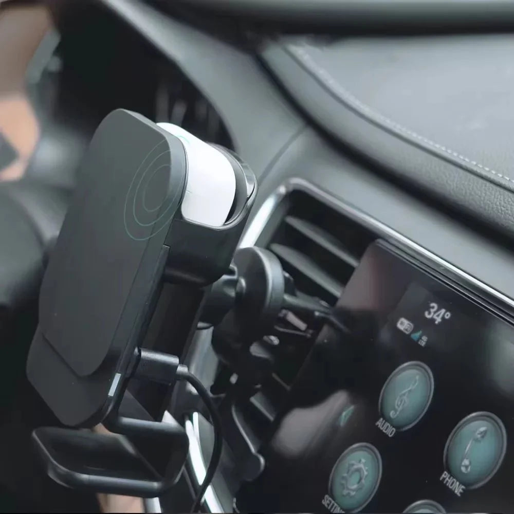 MagTech Drive: 3 in 1 Magnetic Car Charger & Holder