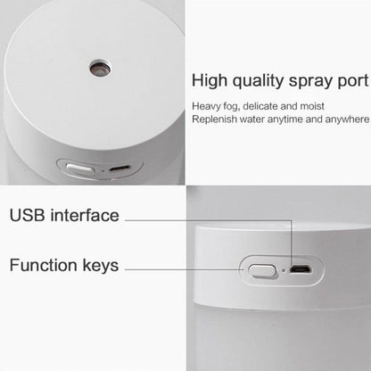 260ml Mini Portable Ultrasonic Diffuser With Compact Mist Humidifier