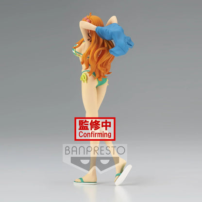 Figurine One Piece - Nami Girls on Vacation Green Ver. A