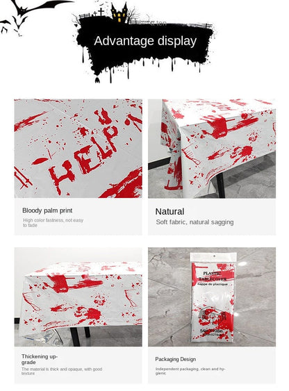 Tablefear Halloween Horror Party Tablecloth