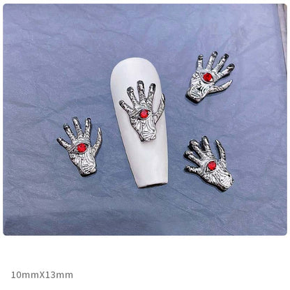 Gothastic 3D Gothic Halloween Nail Charms – Pack of 10