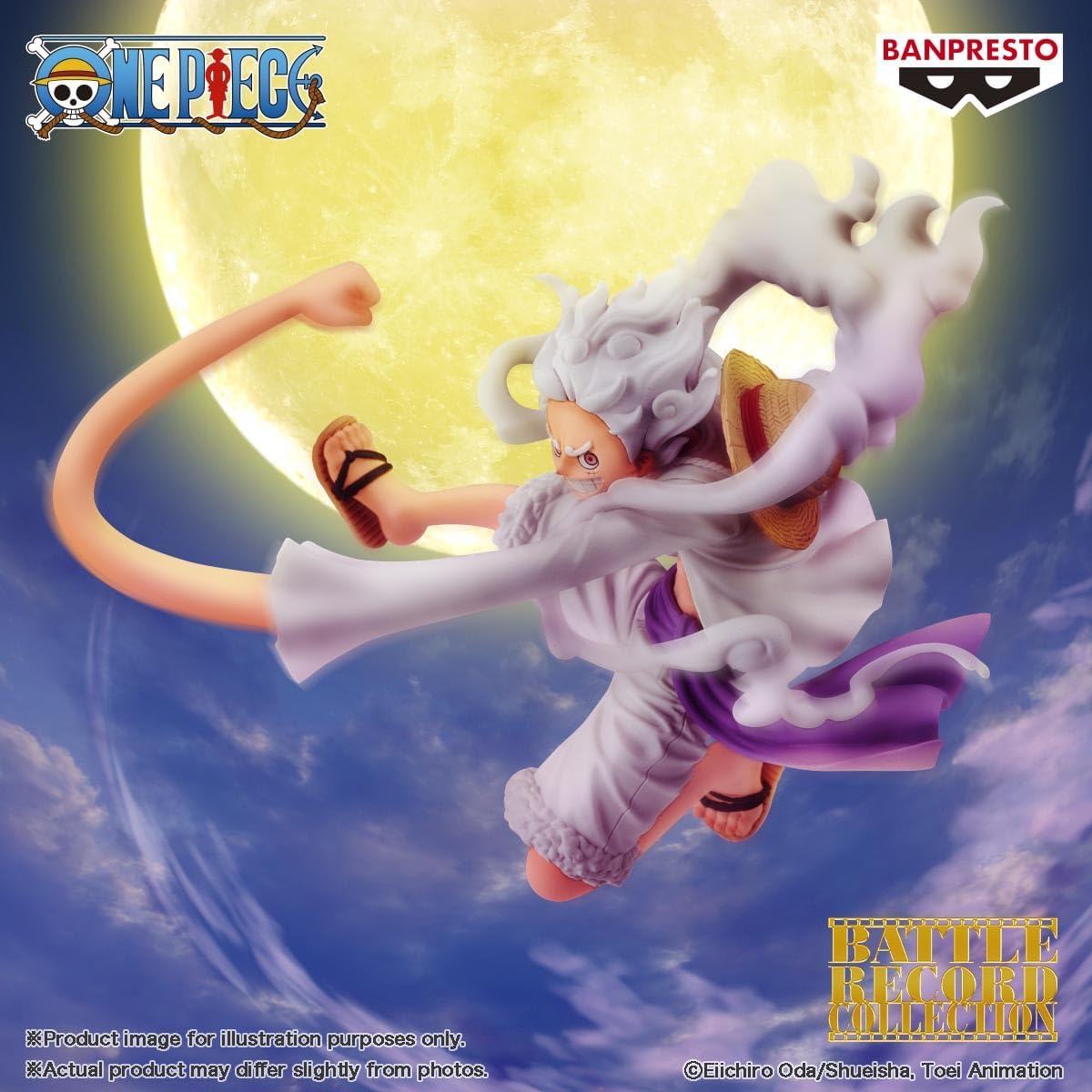 Figurine One Piece - Monkey D. Luffy Gear 5 Battle Record
