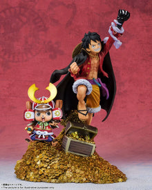 Figurine One Piece - Monkey D. Luffy & Chopper Figuarts Zero 100WT Daikaizoku Hyakkei