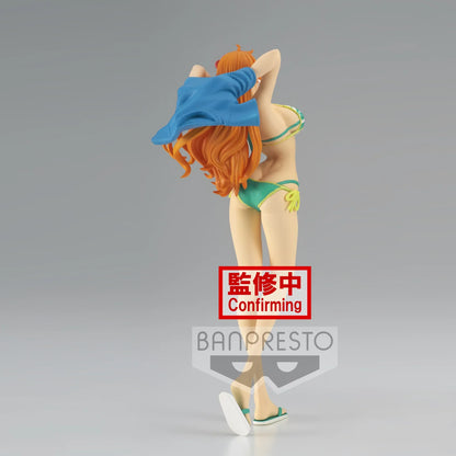 Figurine One Piece - Nami Girls on Vacation Green Ver. A