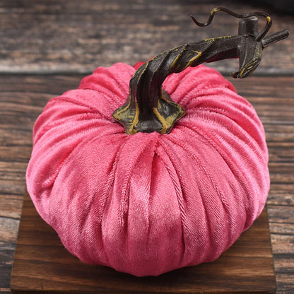 Punkin Mini Velvet Halloween Pumpkins