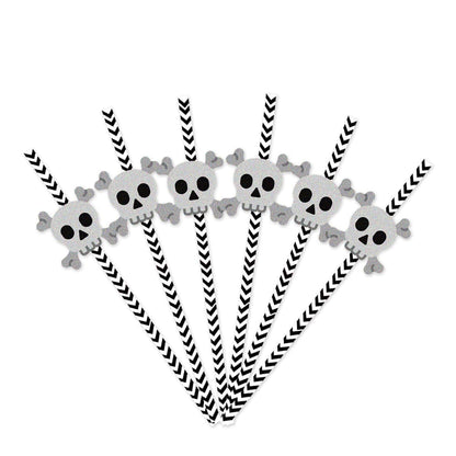 Sipcreep 24pc Halloween Horror Paper Straws