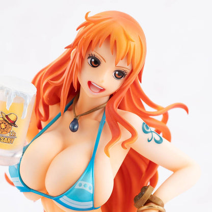 Figurine One Piece - Nami Ver. BB_SP 20th Anniversary P.O.P Megahouse