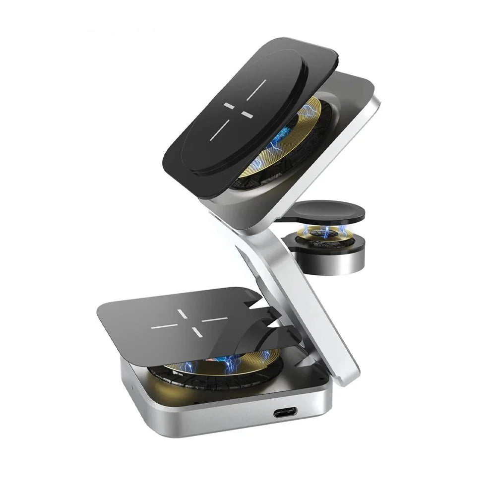 PowerFold Pro: 3 in 1 접이식 MagSafe 충전 스탠드 