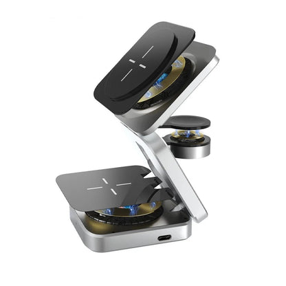 PowerFold Pro: 3 in 1 접이식 MagSafe 충전 스탠드 