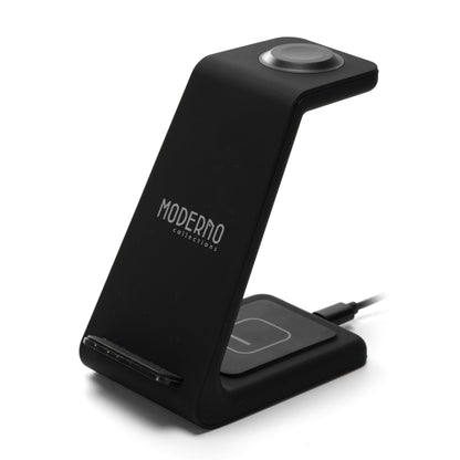 iPhone, Apple Watch 및 AirPods용 프리미엄 3 in 1 고속 무선 충전 스탠드 