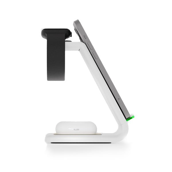 iPhone, Apple Watch 및 AirPods용 프리미엄 3 in 1 고속 무선 충전 스탠드 