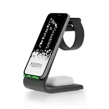 iPhone, Apple Watch 및 AirPods용 프리미엄 3 in 1 고속 무선 충전 스탠드 