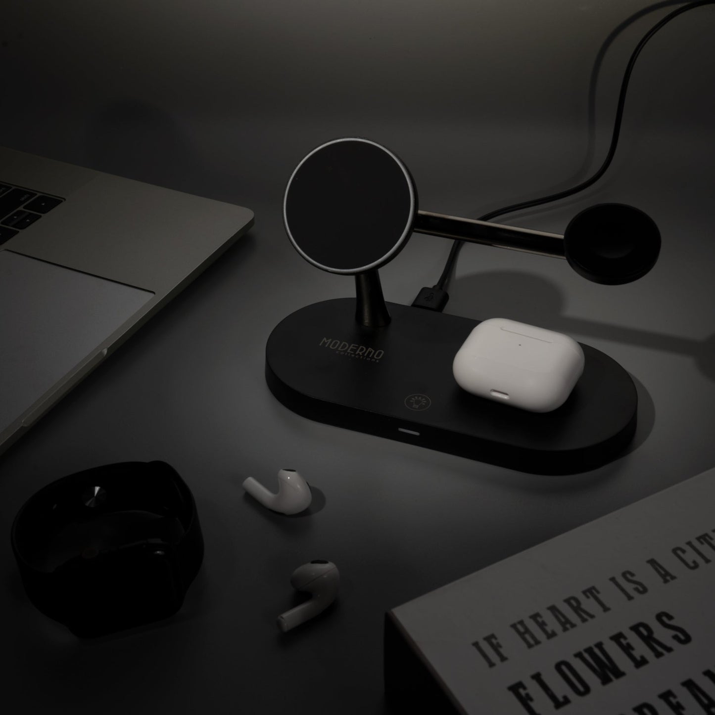 프리미엄 MagSafe 3 in 1 고속 무선 충전 스탠드 