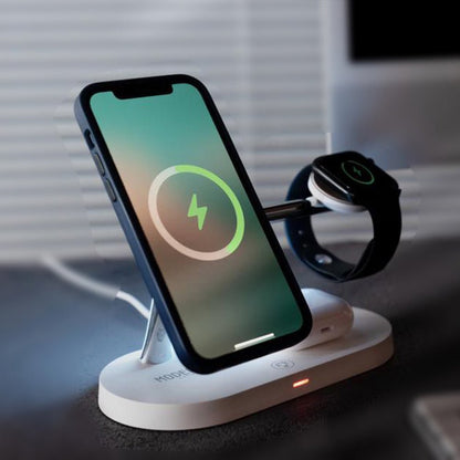 프리미엄 MagSafe 3 in 1 고속 무선 충전 스탠드 