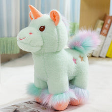 Colorful cuddly unicorns soft toys (25cm)