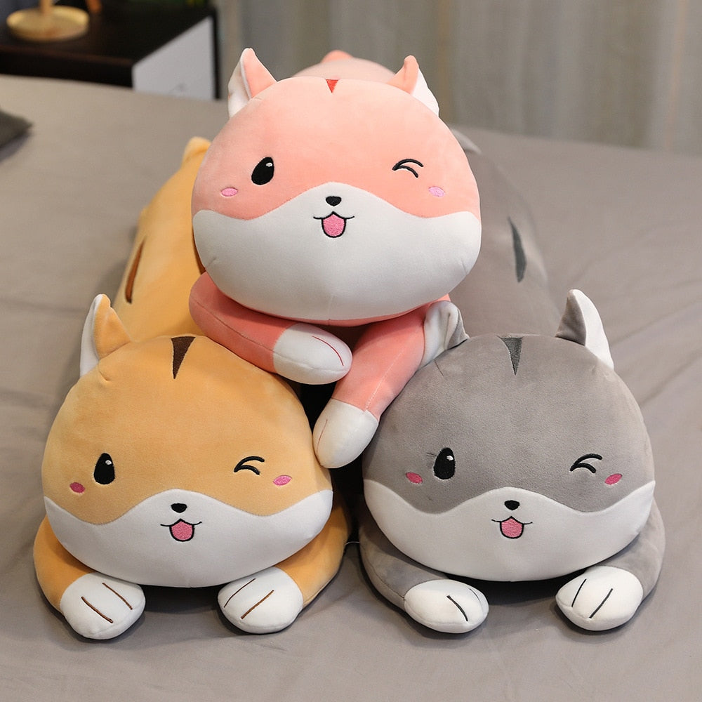 80-130cm cartoon hamster stuffed animal or cats cuddly toys pillow XXL format