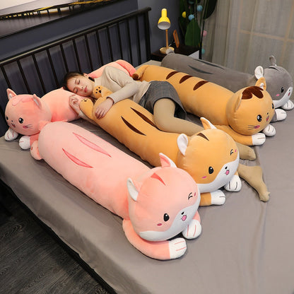 80-130cm cartoon hamster stuffed animal or cats cuddly toys pillow XXL format