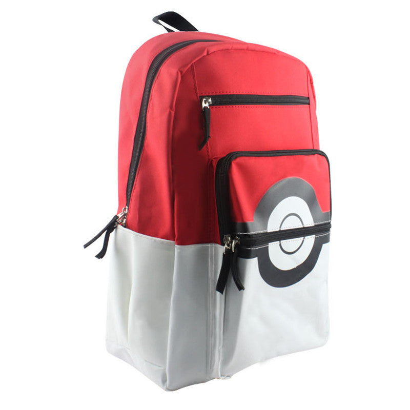Anime Pokemon Poke Ball Backpack