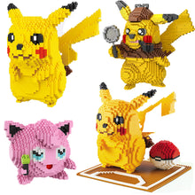 Detective Pikachu building block model (15cm x 15cm x 15cm)