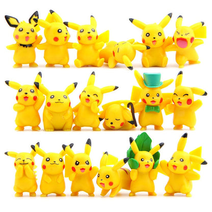 18 Pikachu figures (approx. 4cm)