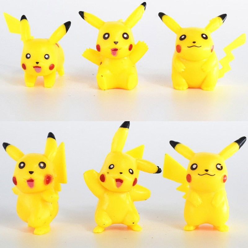 18 Pikachu figures (approx. 4cm)