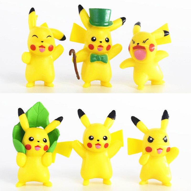 18 Pikachu figures (approx. 4cm)