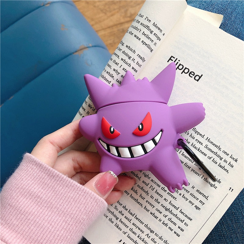 Gengar Airpods Case Silicone Protective Cover Pokemon