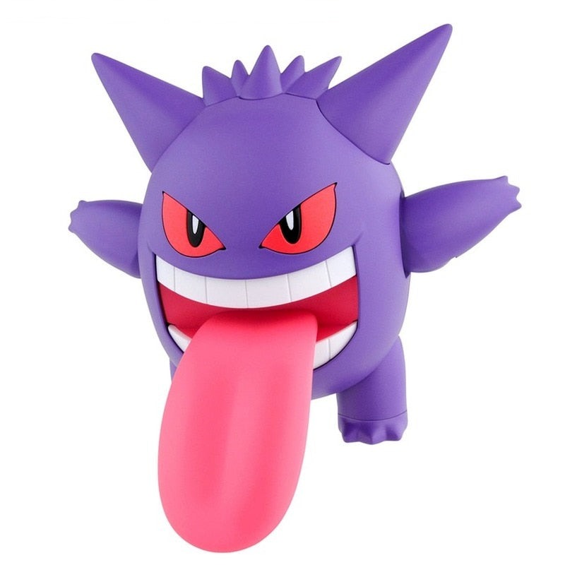 Build your own Gengar figure with tongue out