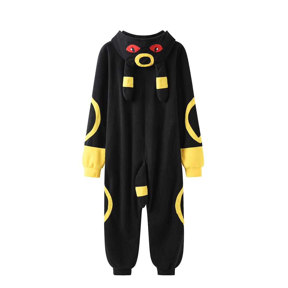 Fluffy Nachtara Umbreon onesie pajamas