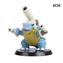 Set of 6 Pokemon figures: Pikachu, Charizard, Turtok, Mewtwo and Bisaflor