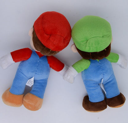 Set of 2 - Super Mario and Luigi cuddly toy (approx. 25cm)