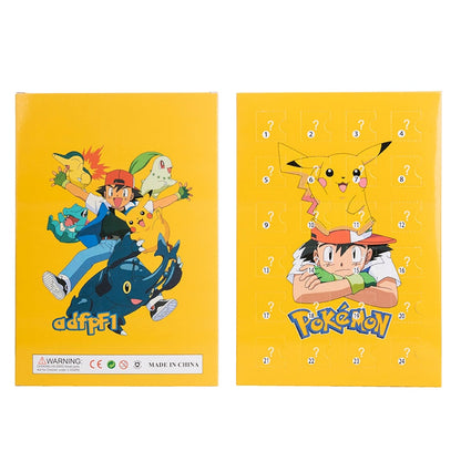 24 different Pokemon figures in box advent calendar