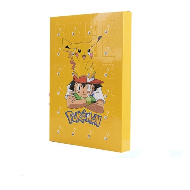 24 different Pokemon figures in box advent calendar