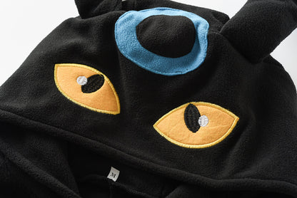 Fluffy Nachtara Umbreon onesie pajamas