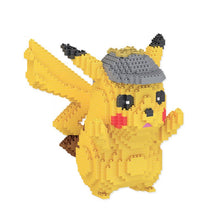 Detective Pikachu with hat 3D kit, 1400 bricks